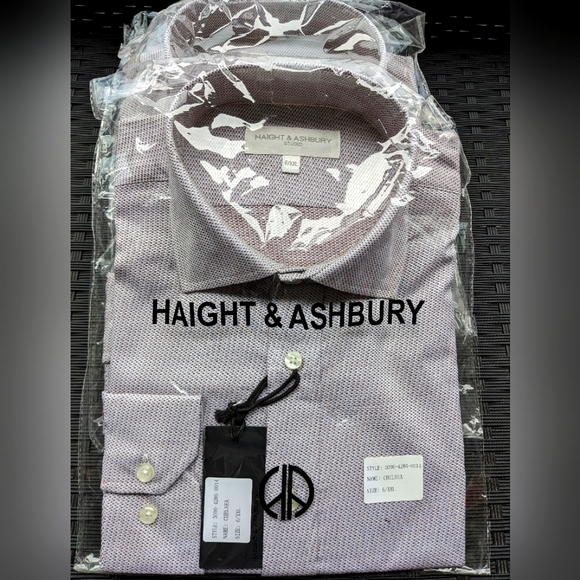 HAIGHT and ASHBURY Slim fit long sleeved shirt - Picture 1 of 11